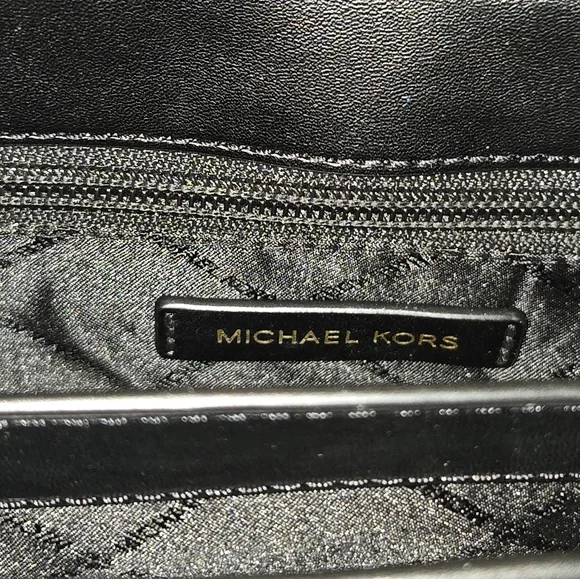 New Michael Kors Carmen black leather & haircalf handbag & wallet set - Picture 15 of 15